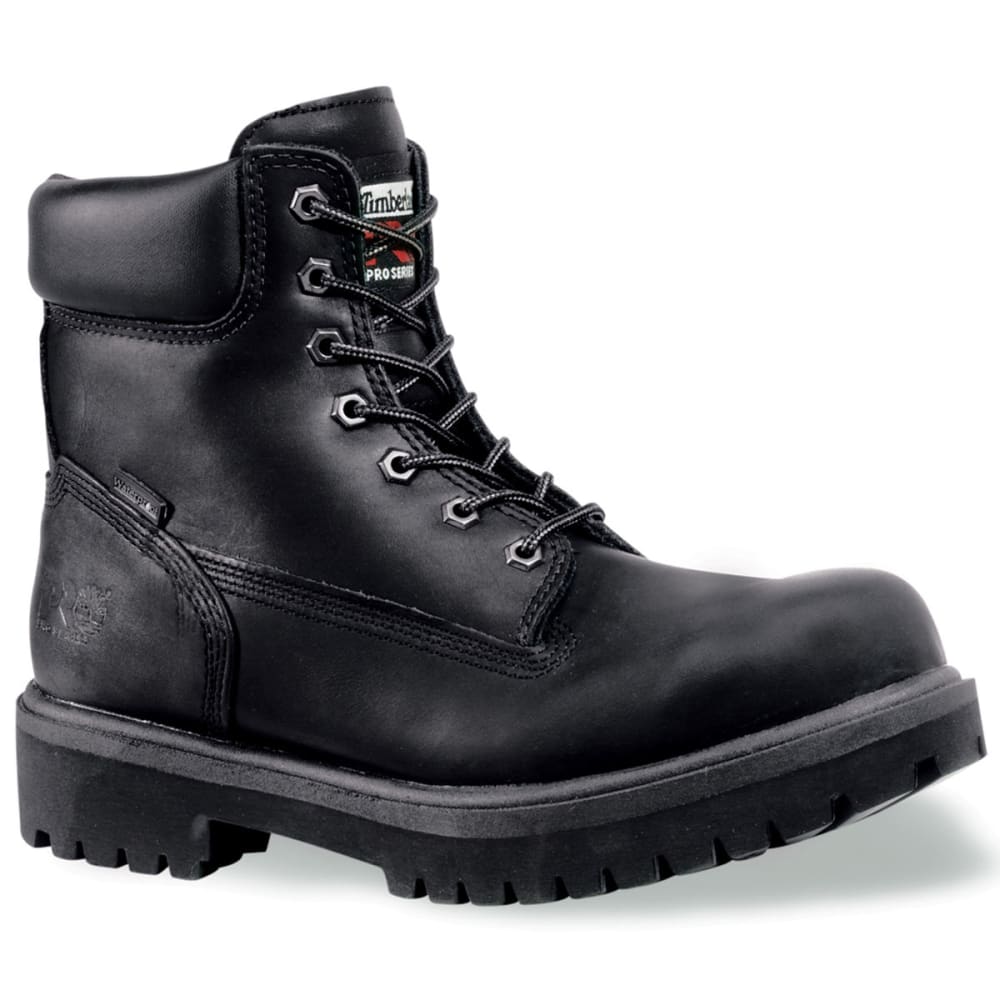 Timberland Pro Men's 6 Inch Steel Toe Boots - Black, 10