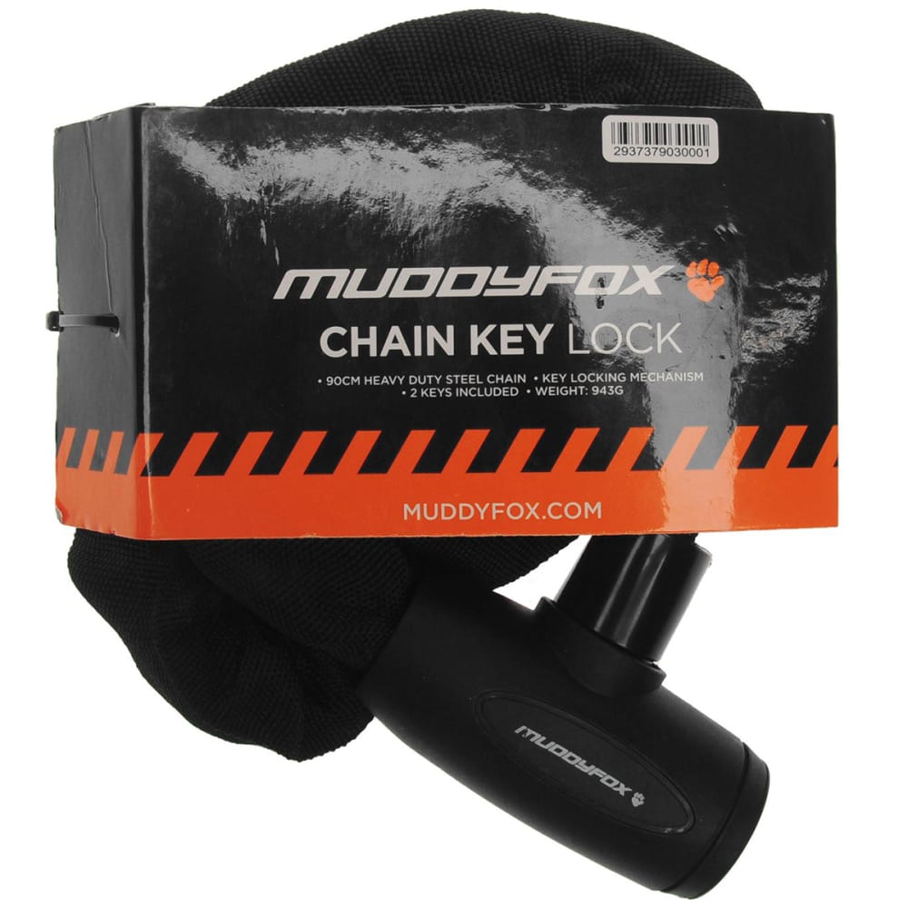 Muddy Fox Chain Key Lock - Black, ONESIZE