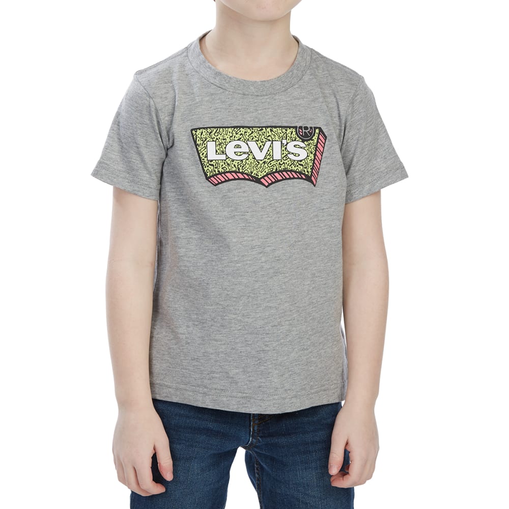 Levi's Little Boys' Graphic Short-Sleeve Tee - Black, 4