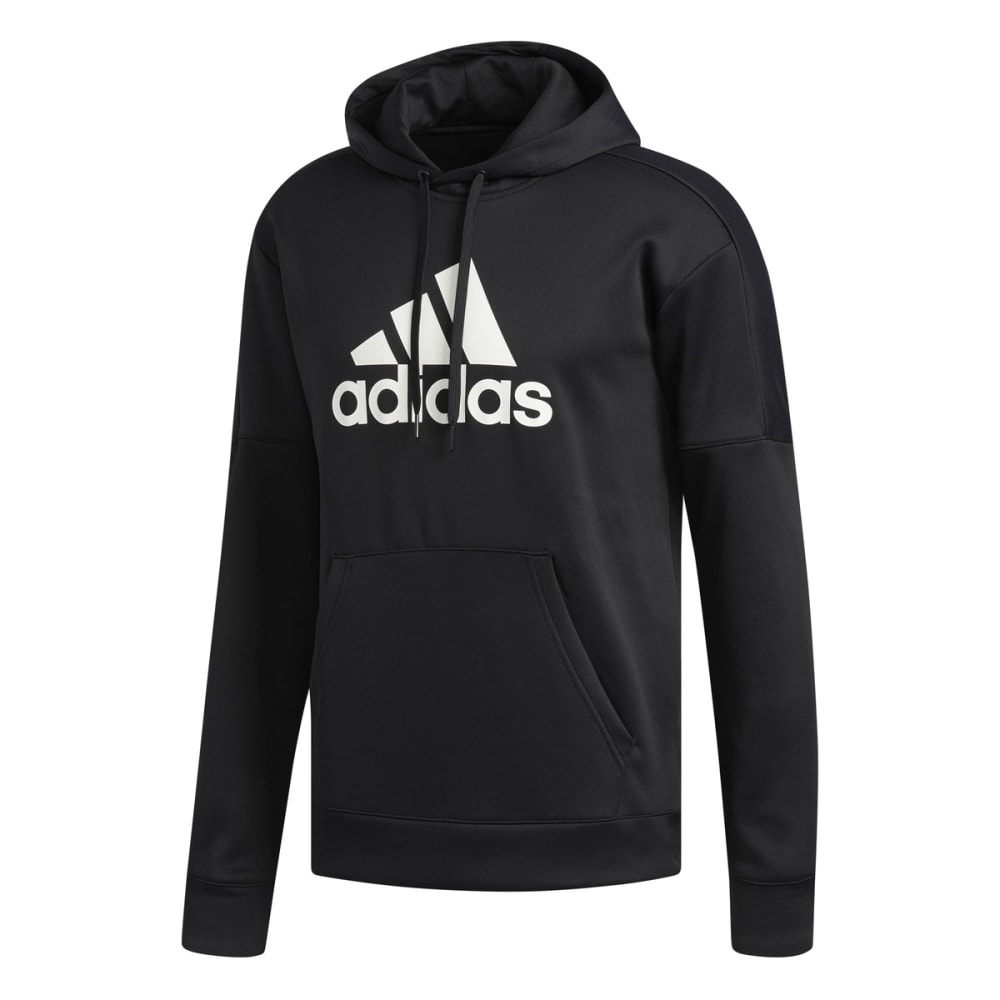 Adidas Men's Team Issue Badge Of Sport Pullover Hoodie - Black, XL