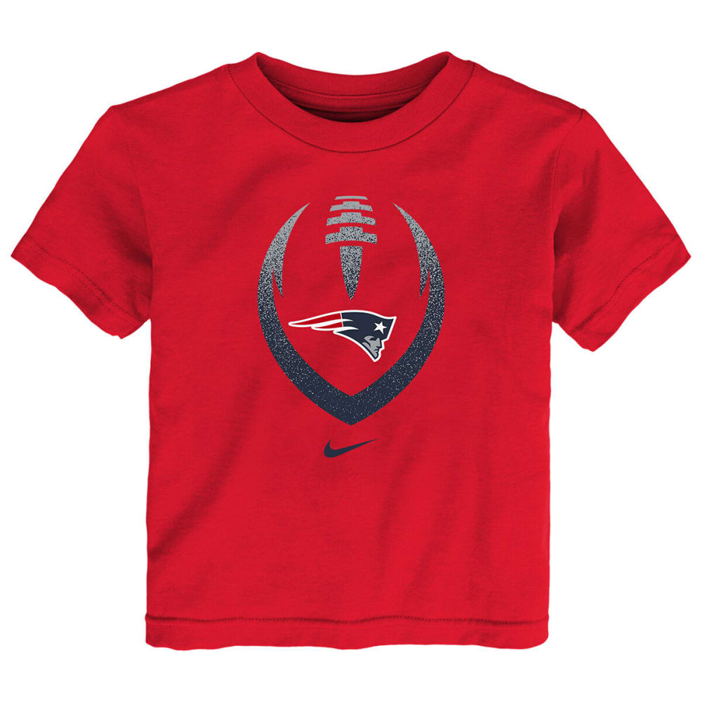 New England Patriots Toddler 2T-4T Nike Icon Short-Sleeve Tee - Red, 2T
