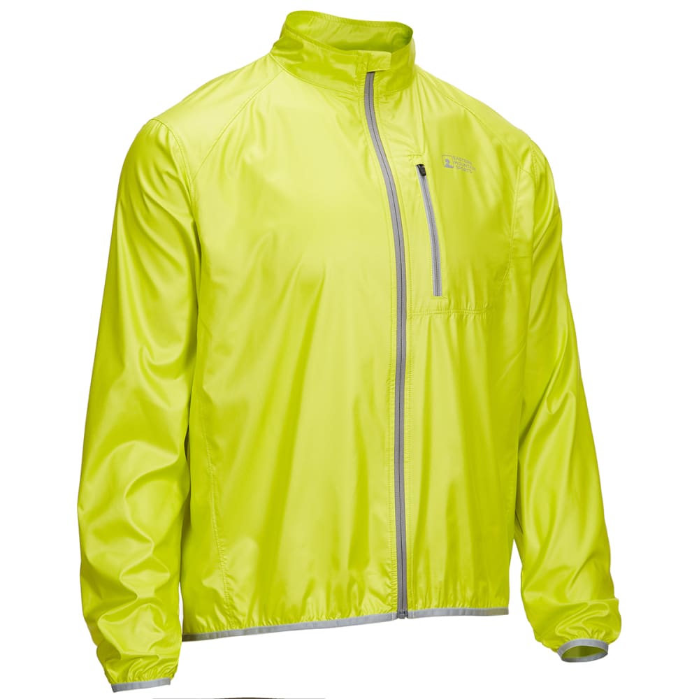 Ems Men's Switchback Cycling Shell Jacket - Yellow, XS