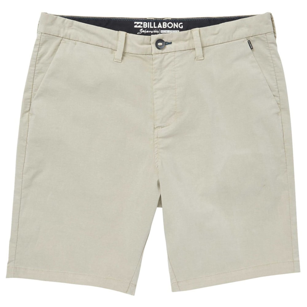 Billabong Guys' New Order X Overdye Shorts - White, 30
