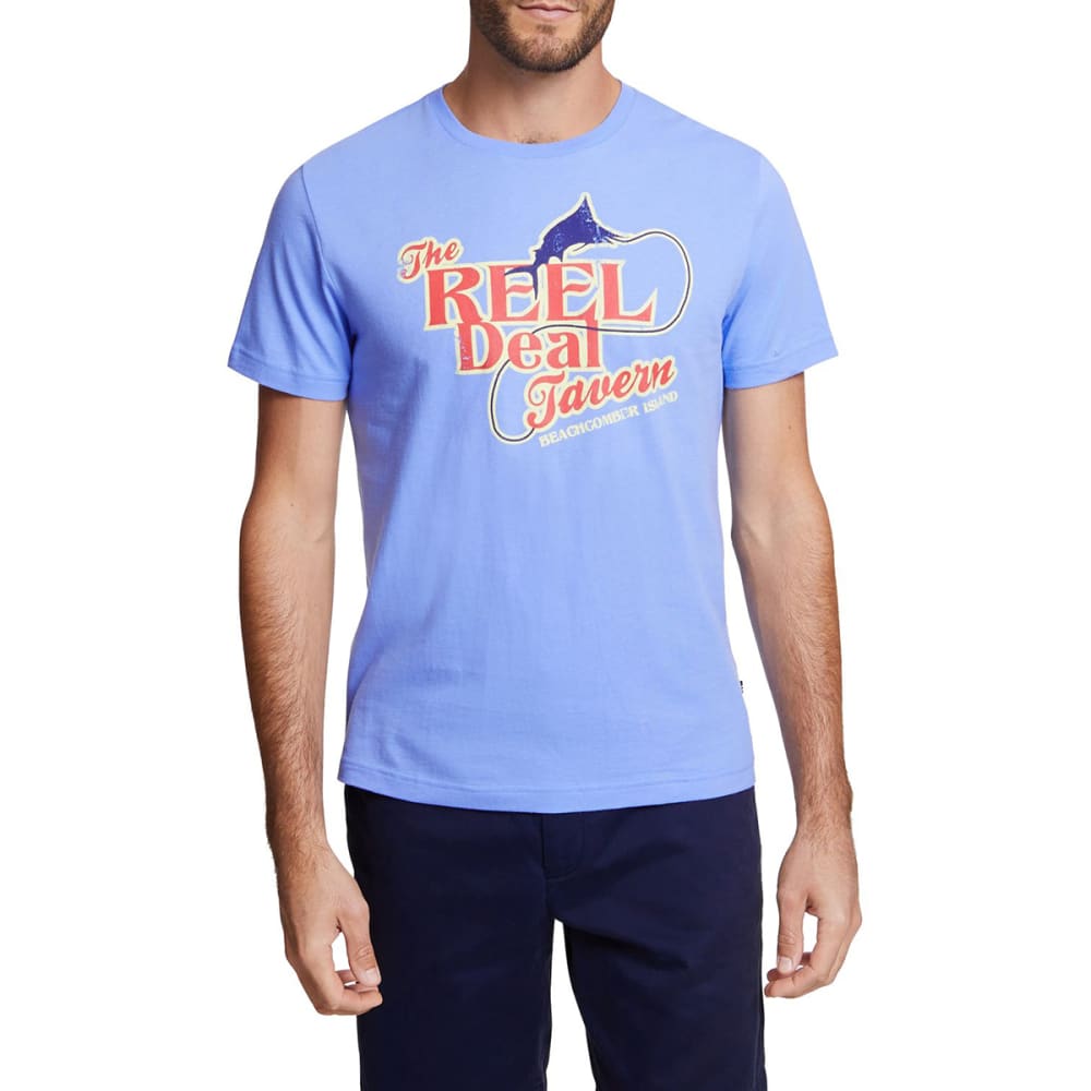 Nautica Men's Reel Deal Graphic Tee - Blue, M