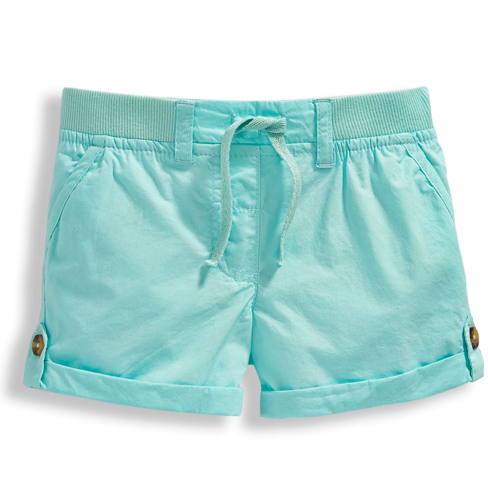 Minoti Girls' Woven Shorts - Green, 9-10