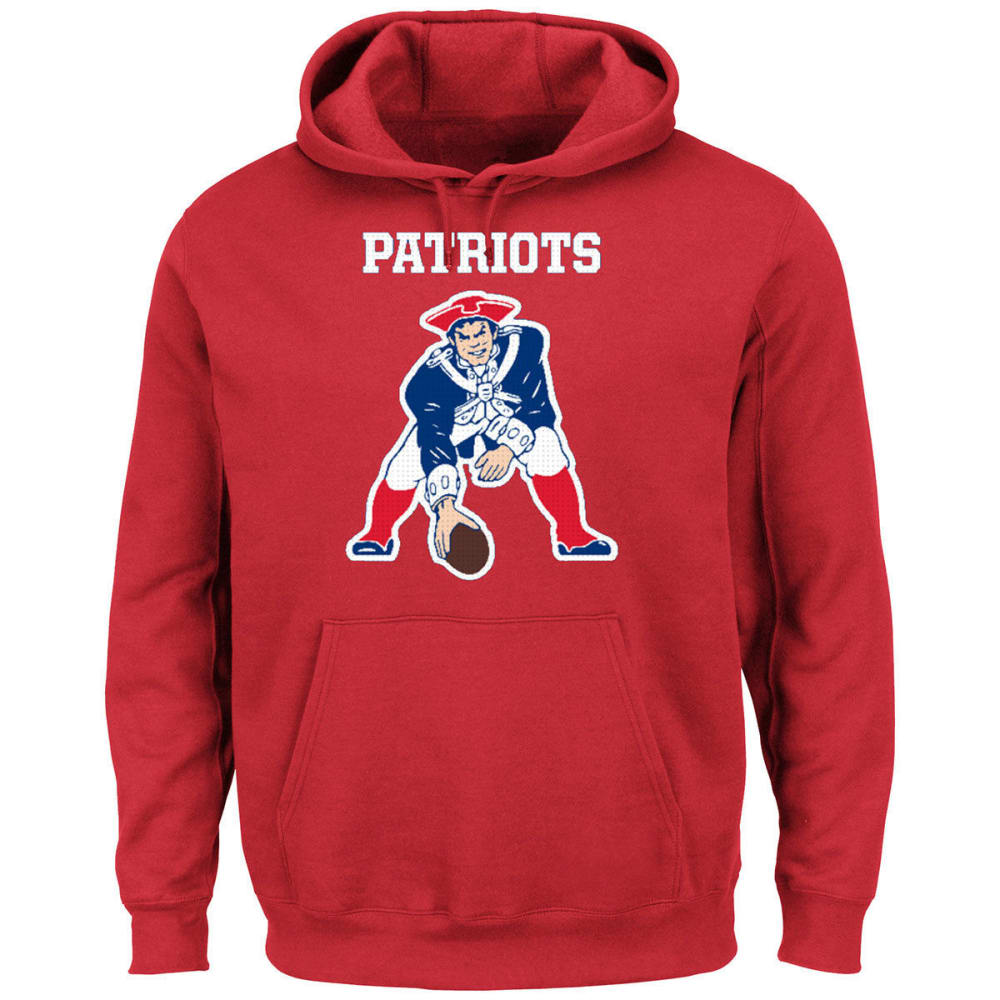 New England Patriots Men's Critical Victory Ii Pullover Hoodie - Red, XL