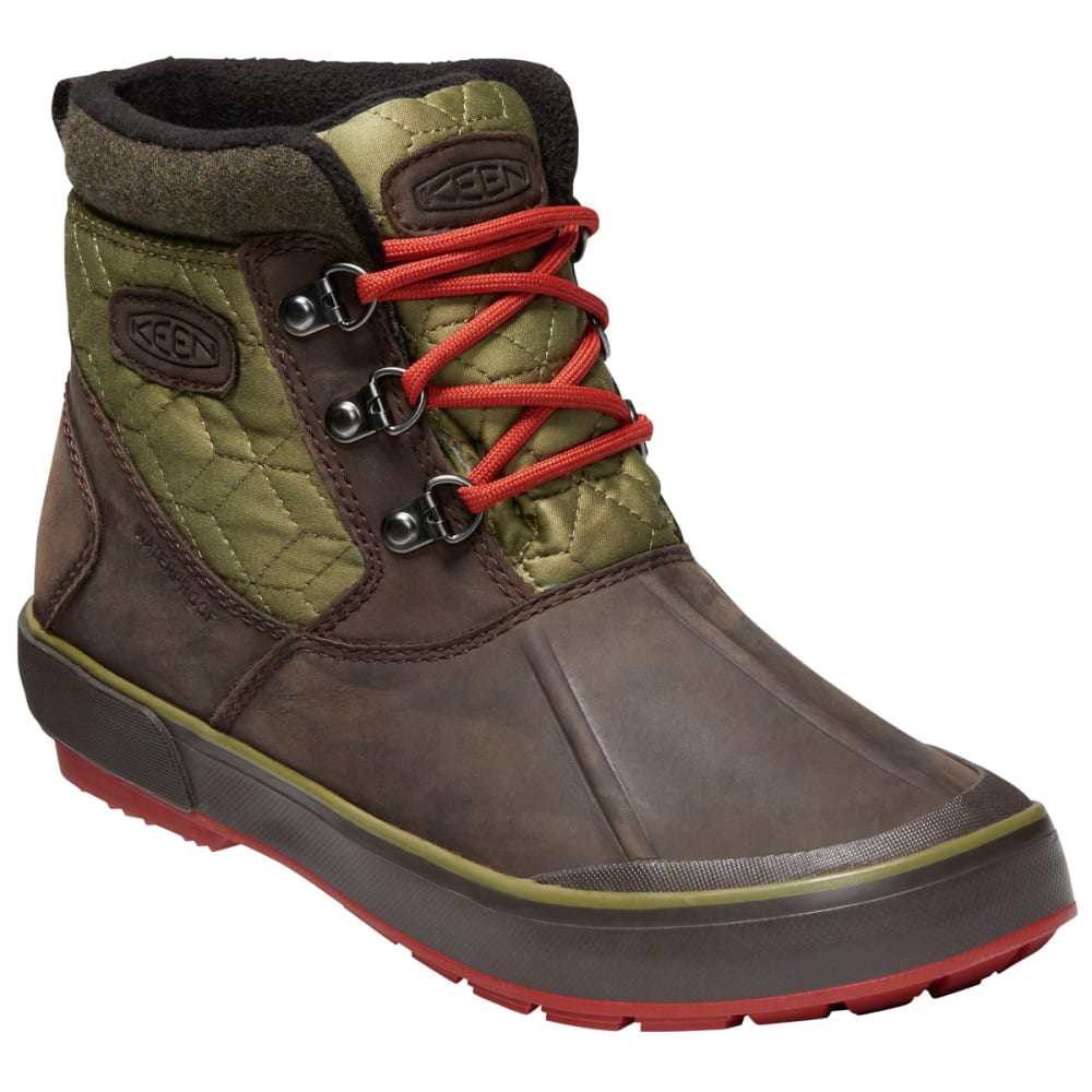 Keen Women's Elsa Ii Quilted Waterproof Insulated Ankle Boots - Brown, 7