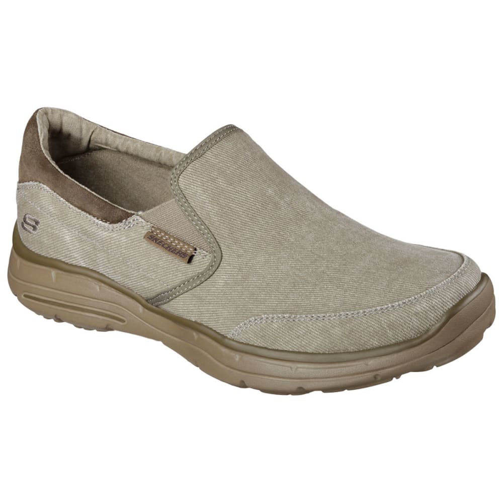 Skechers Men's Relaxed Fit: Glides  -  Adamant Shoes - Brown, 9