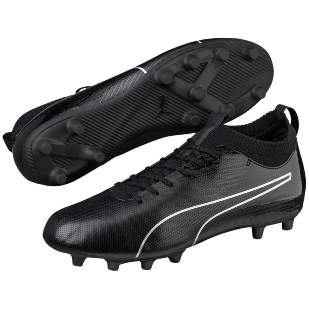 Puma Men's Evoknit Ftb Ii Fg Soccer Cleats - Black, 8