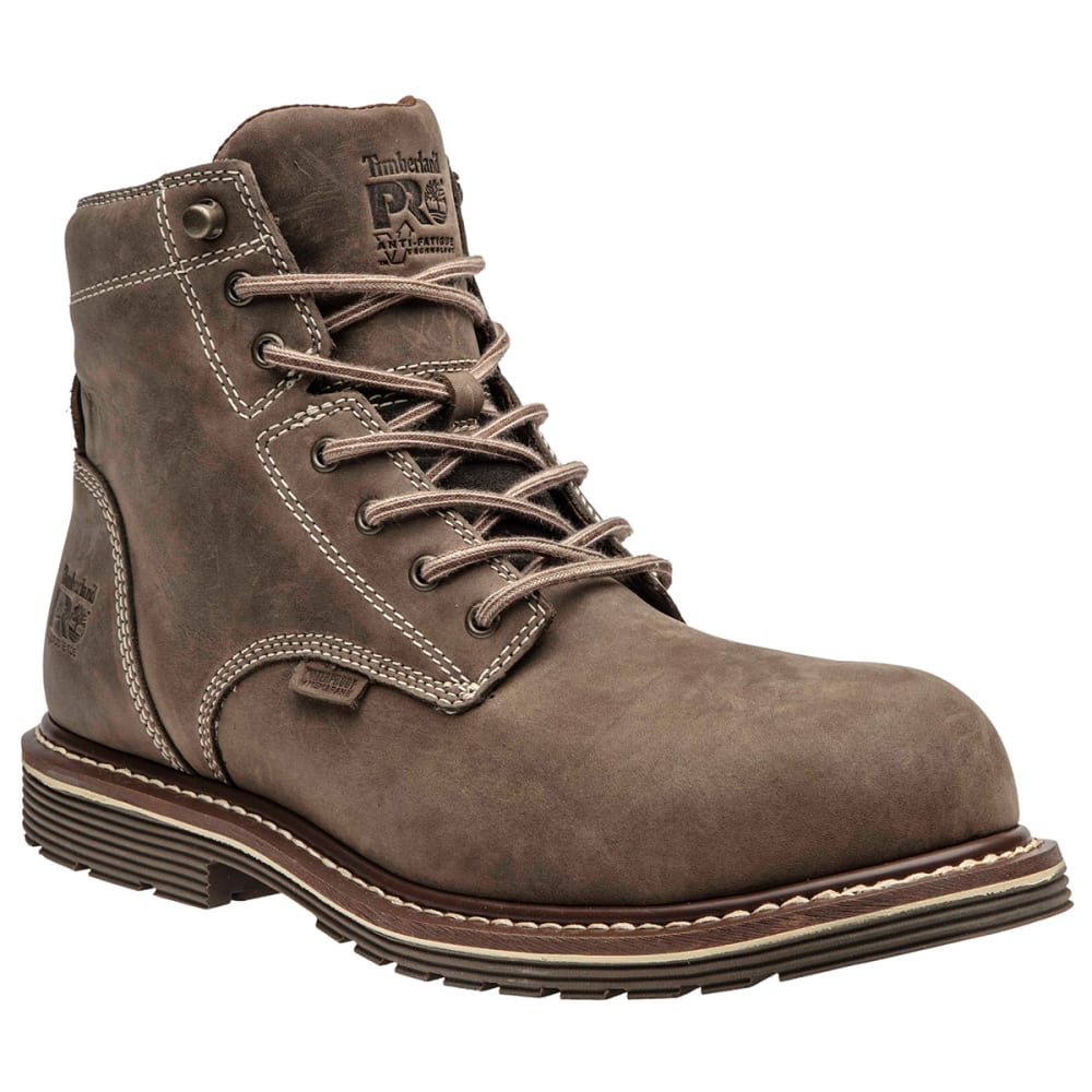 Timberland Pro Men's Millwork 6" Composite Toe Boot - Brown, 8