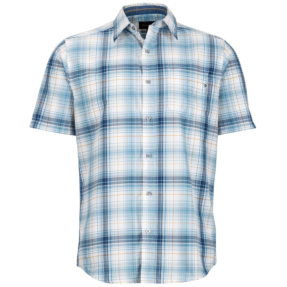 Marmot Men's Notus Short-Sleeve Shirt - Blue, M