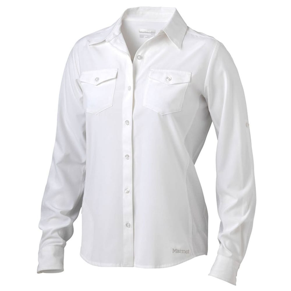 Marmot Women's Annika Long-Sleeve Shirt - White, XS
