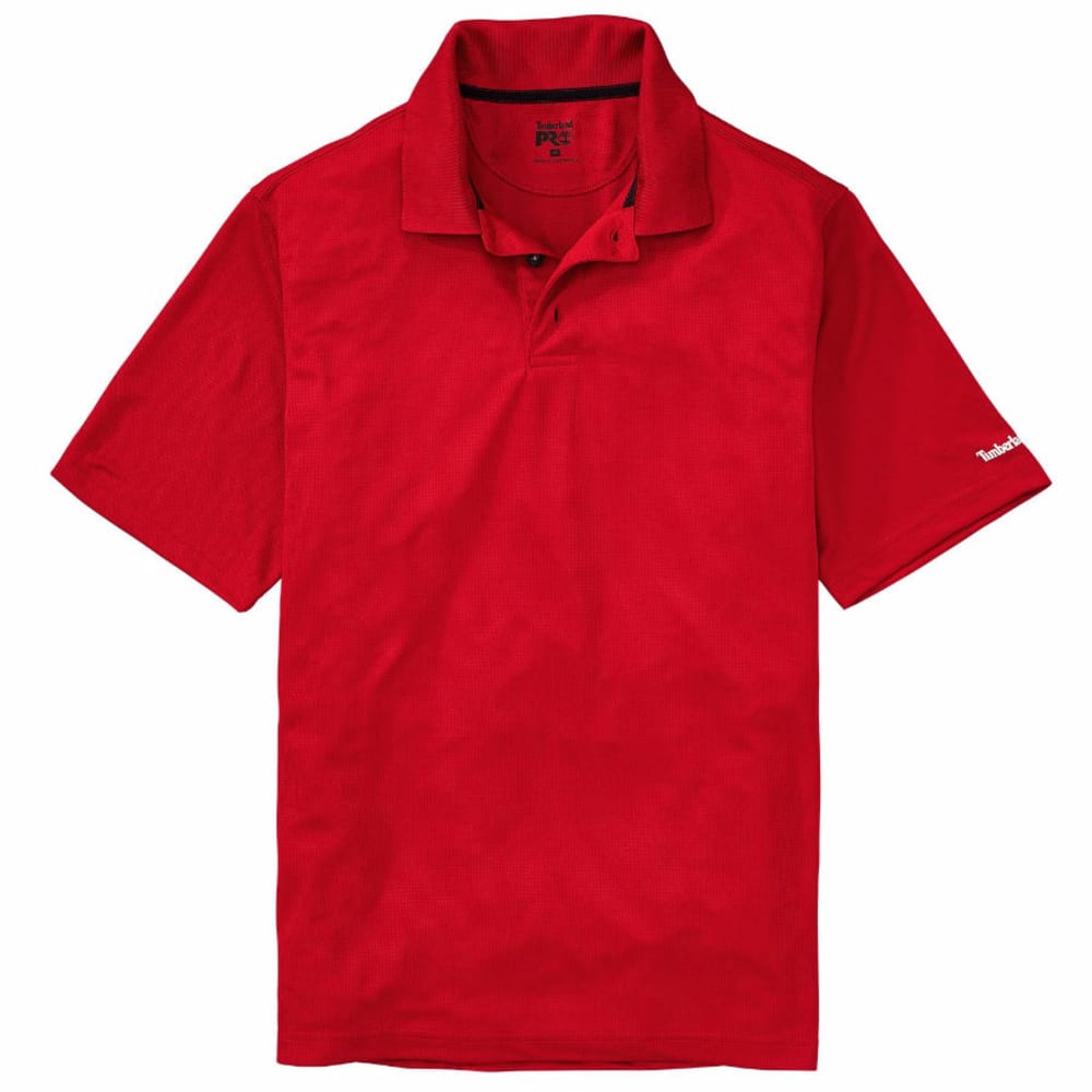 Timberland Pro Men's Meshin' Around Polo Short-Sleeve Shirt - Red, L