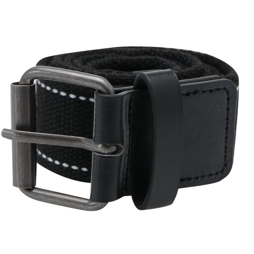 Fabric Texted Belt - Black, S