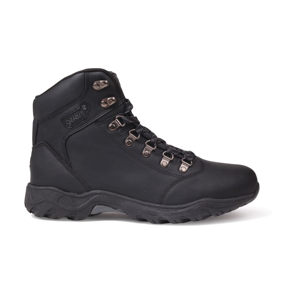 Gelert Men's Leather Mid Hiking Boots - Black, 10.5