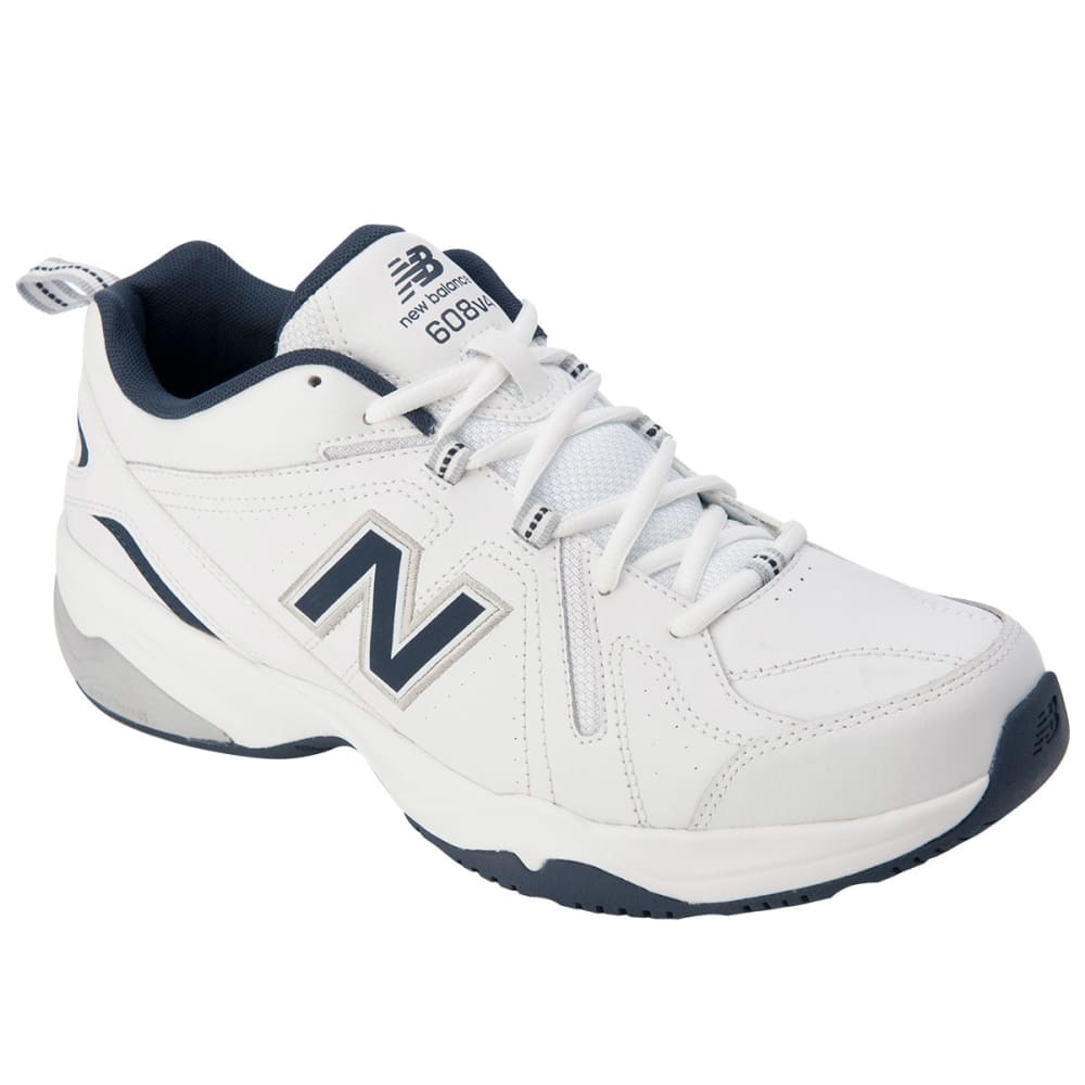 New Balance Men's 608V4 Sneakers, Medium Width - White, 8
