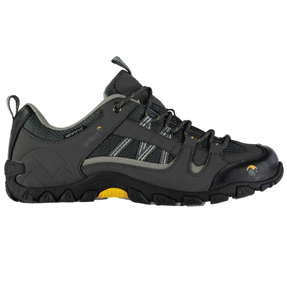 Gelert Men's Rocky Waterproof Low Hiking Shoes, Black