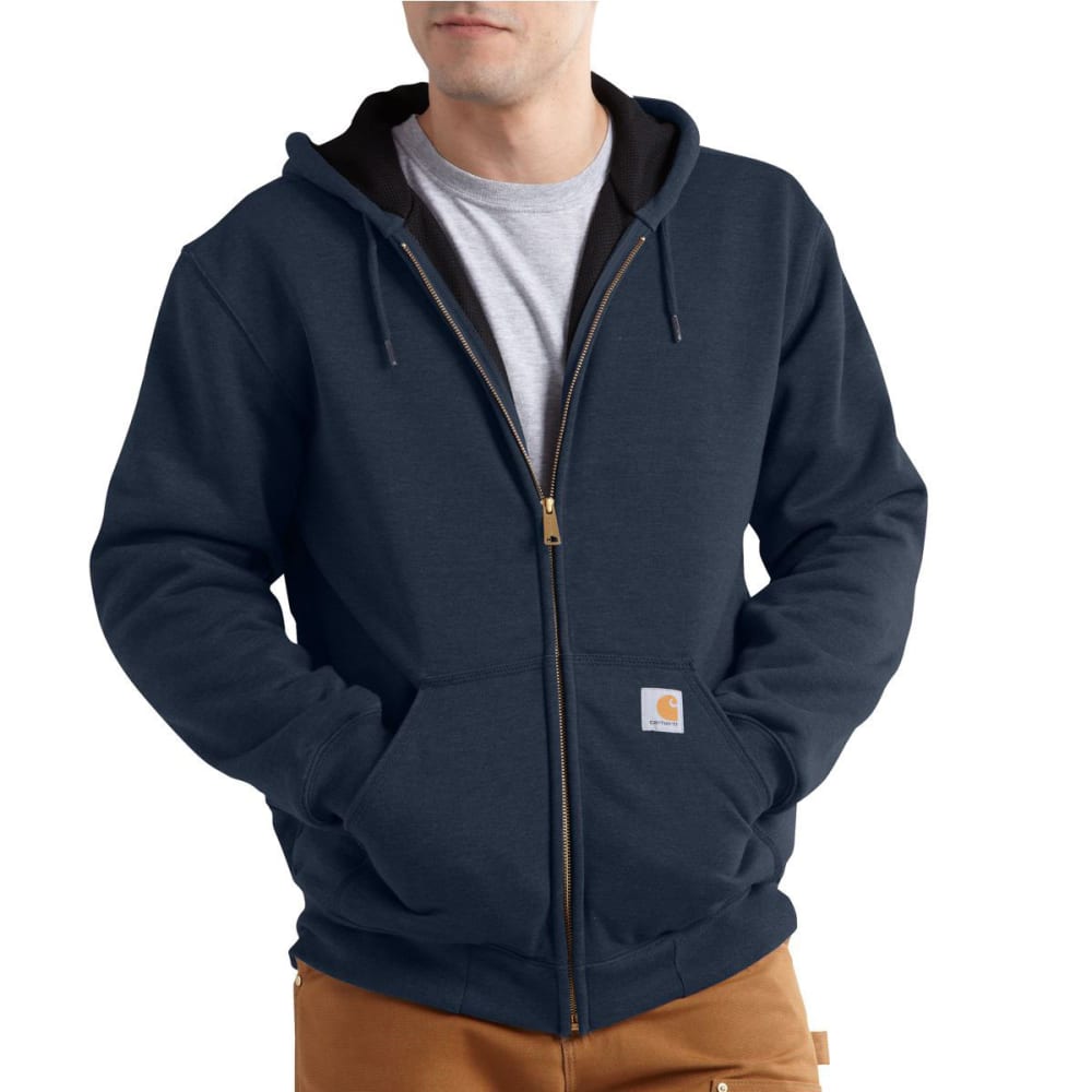 Carhartt Men's Rutland Thermal-Lined Hooded Zip-Front Sweatshirt - Blue, M