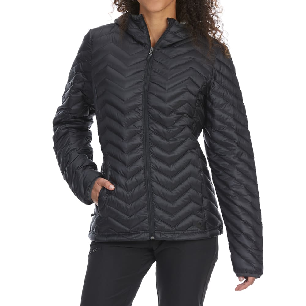 Ems Women's Feather Pack Hooded Jacket - Black, S