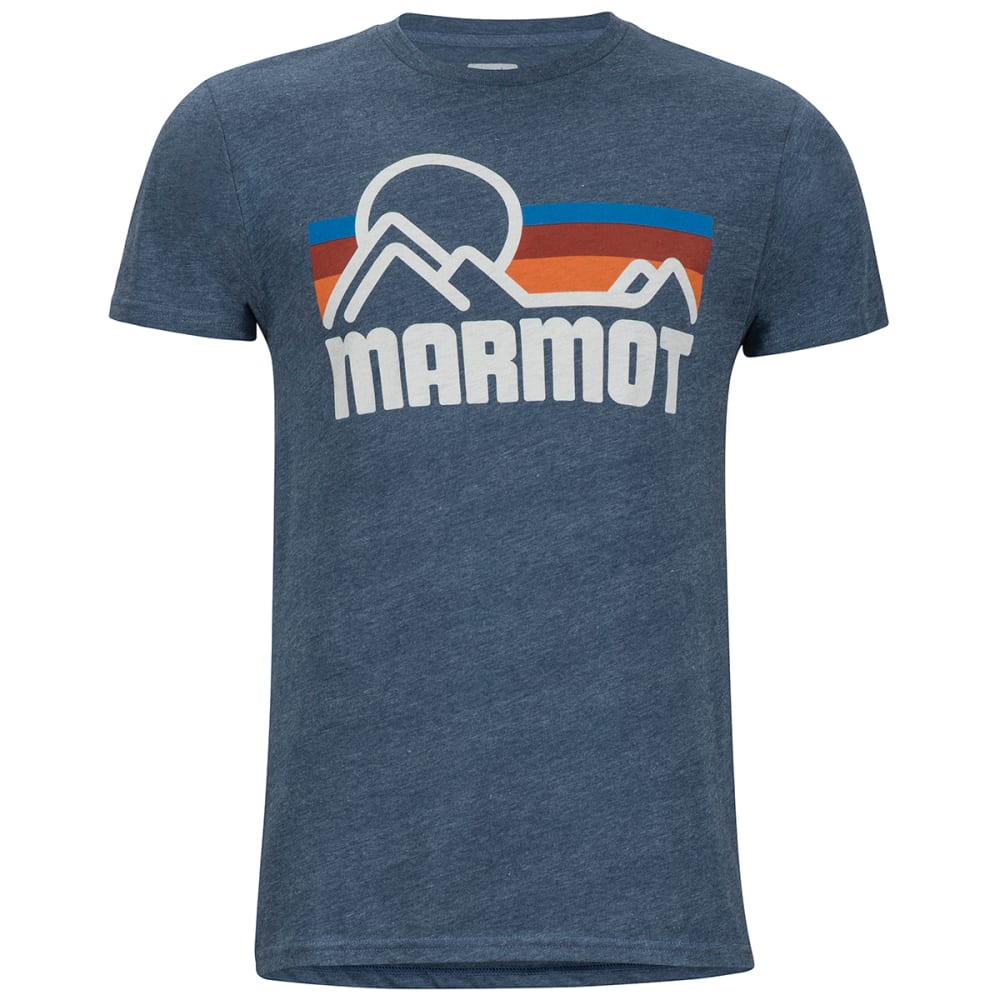 Marmot Men's Coastal Tee Shirt Short-Sleeve - Blue, S
