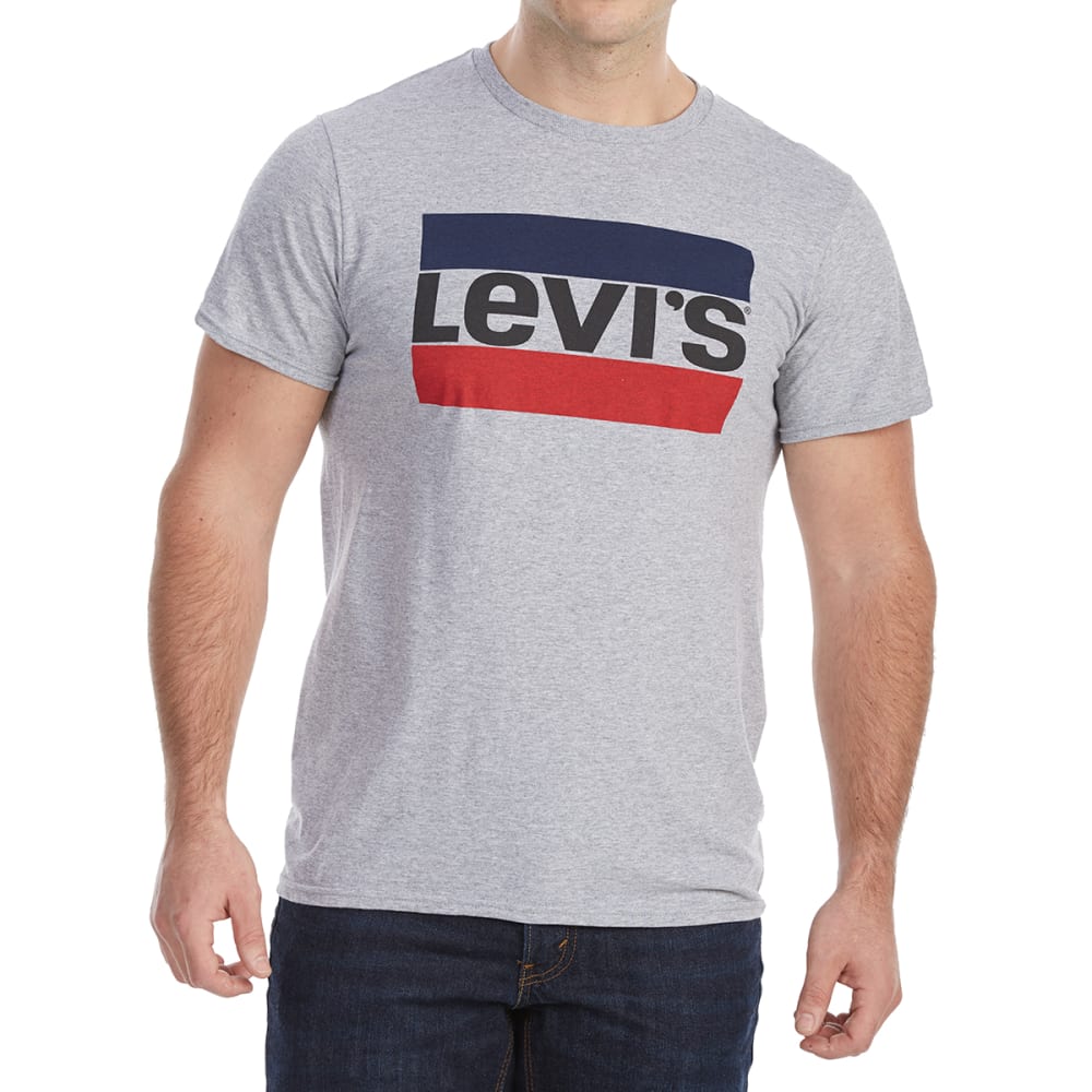 Levi's Guys' Sportswear Short-Sleeve Graphic Tee - Black, S