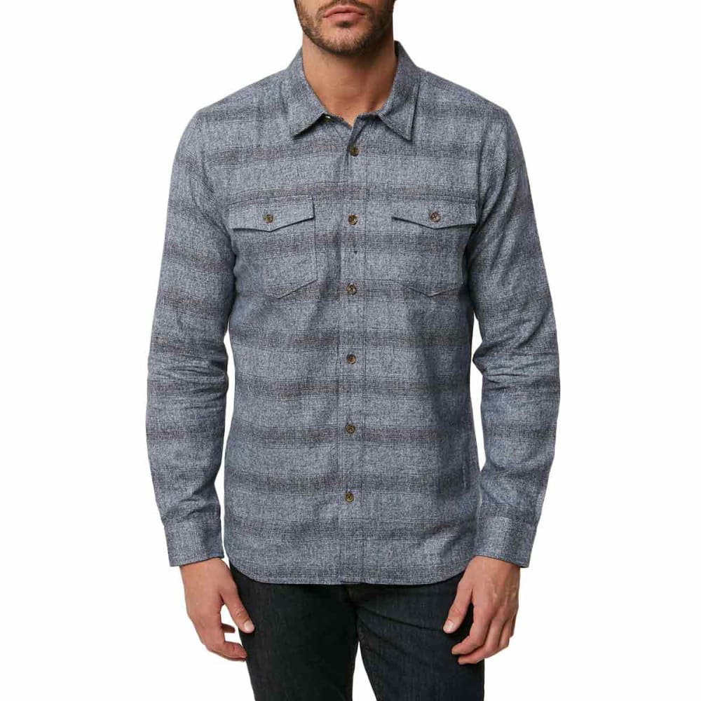 O'neill Guys' Covington Long-Sleeve Flannel Shirt - Blue, S