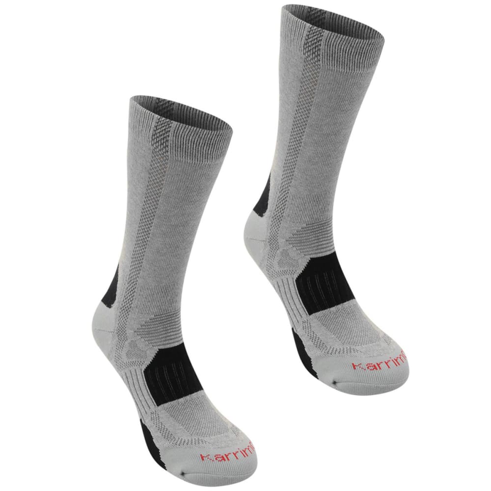 Karrimor Men's Hiking Sock, 2 Pack - Black, 13+