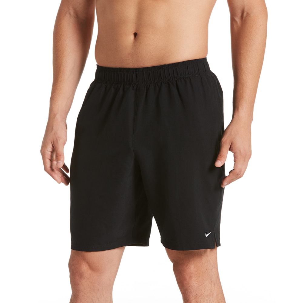 Nike Men's 9 In. Solid Lap Volley Swim Shorts - Black, M