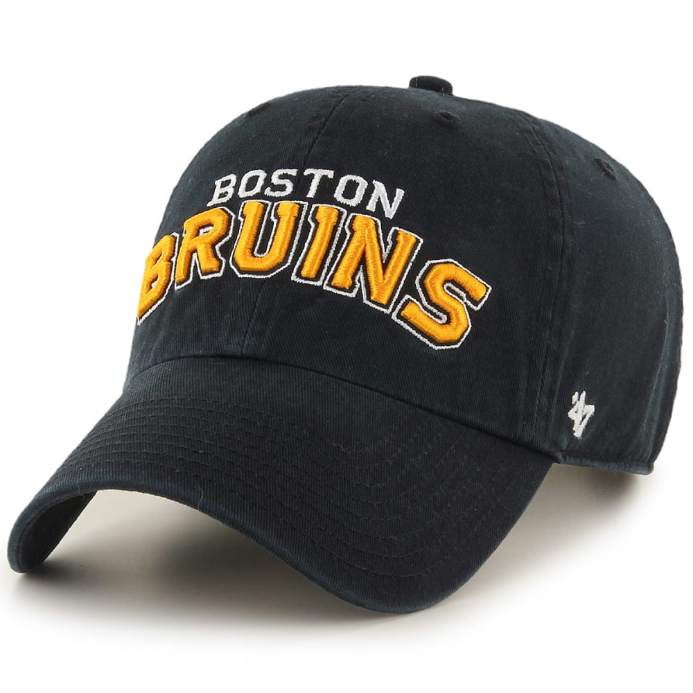 Boston Bruins Men's Wordmark '47 Clean Up Adjustable Cap