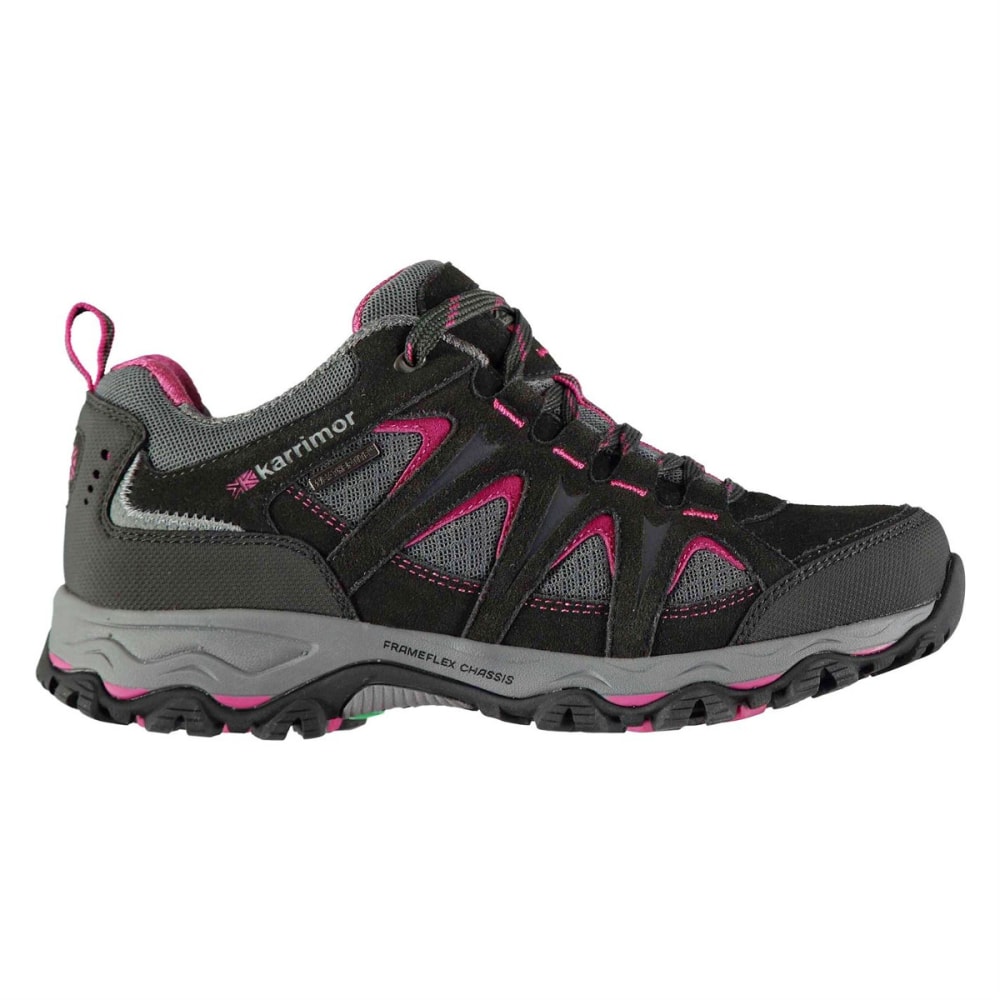 Karrimor Women's Mount Low Waterproof Hiking Shoes - Black, 10