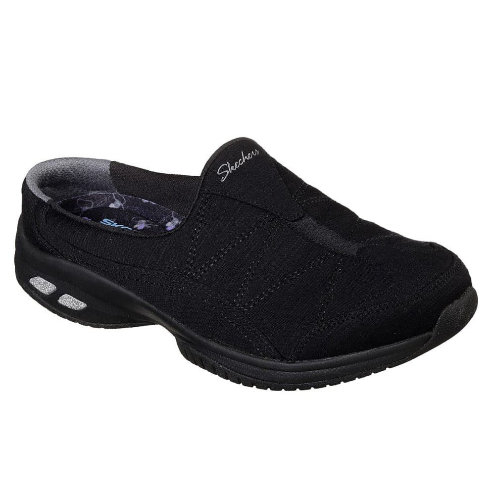 Skechers Women's Relaxed Fit: Commute - Carpool Casual Slip-On Shoes - Black, 7
