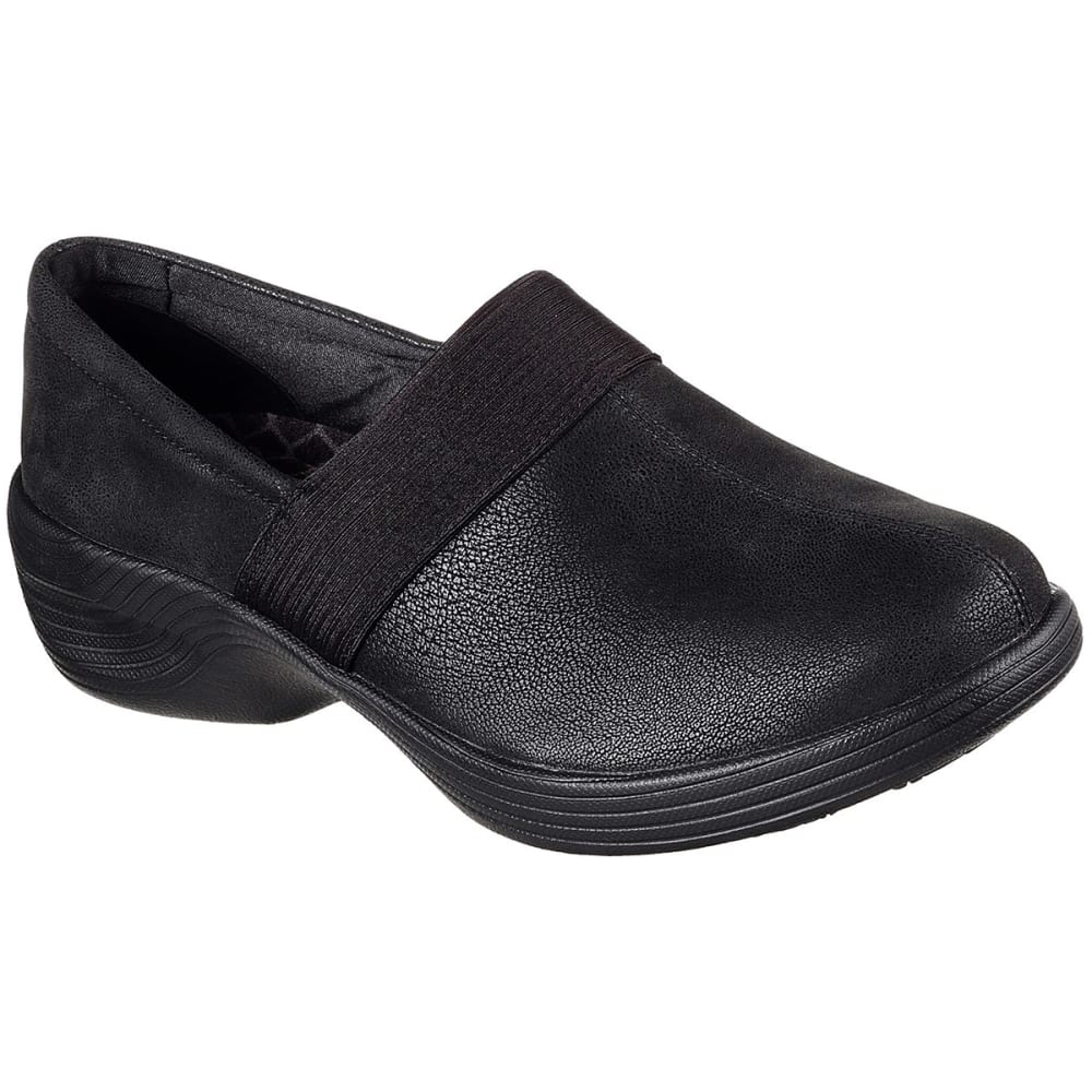 Skechers Women's Relaxed Fit: Gemma Casual Slip-On Shoes, Black