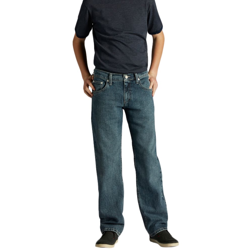 LEE Boy's Premium Select Straight Fit Jeans - Blue, 8