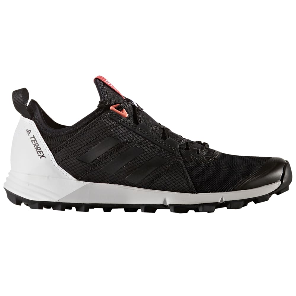 Adidas Women's Terrex Agravic Speed Trail Running Shoes, Black/white