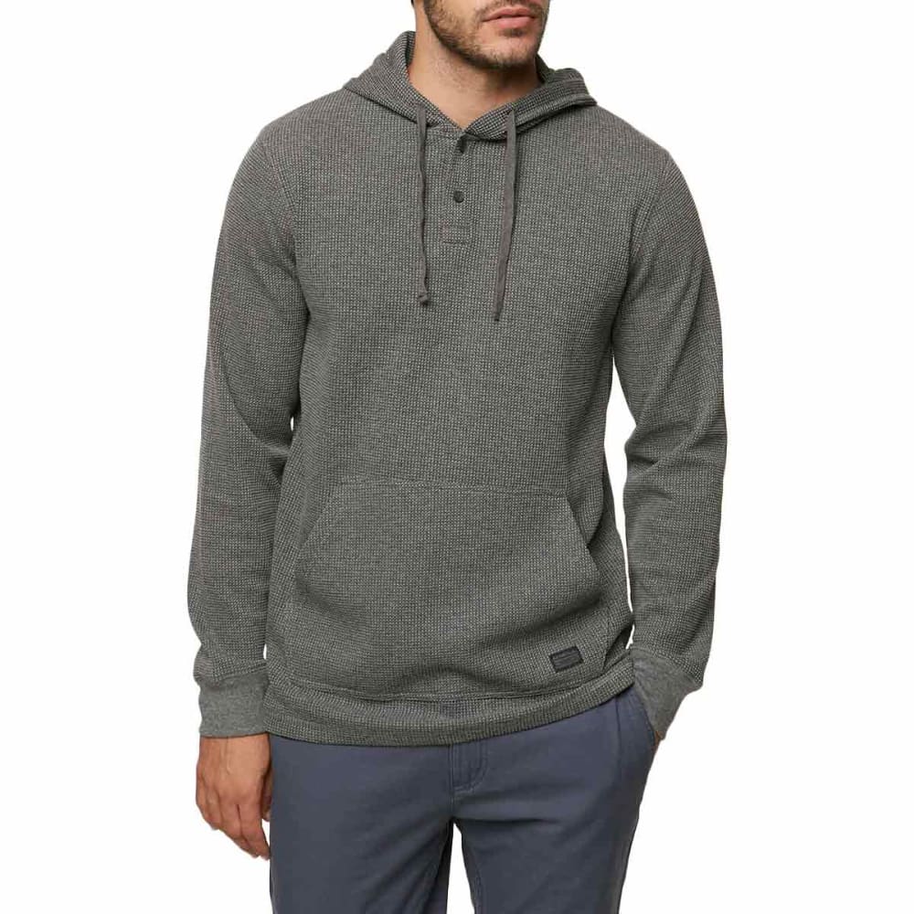 ONeill Guys Olympia Henley Hooded Pullover - Black, S