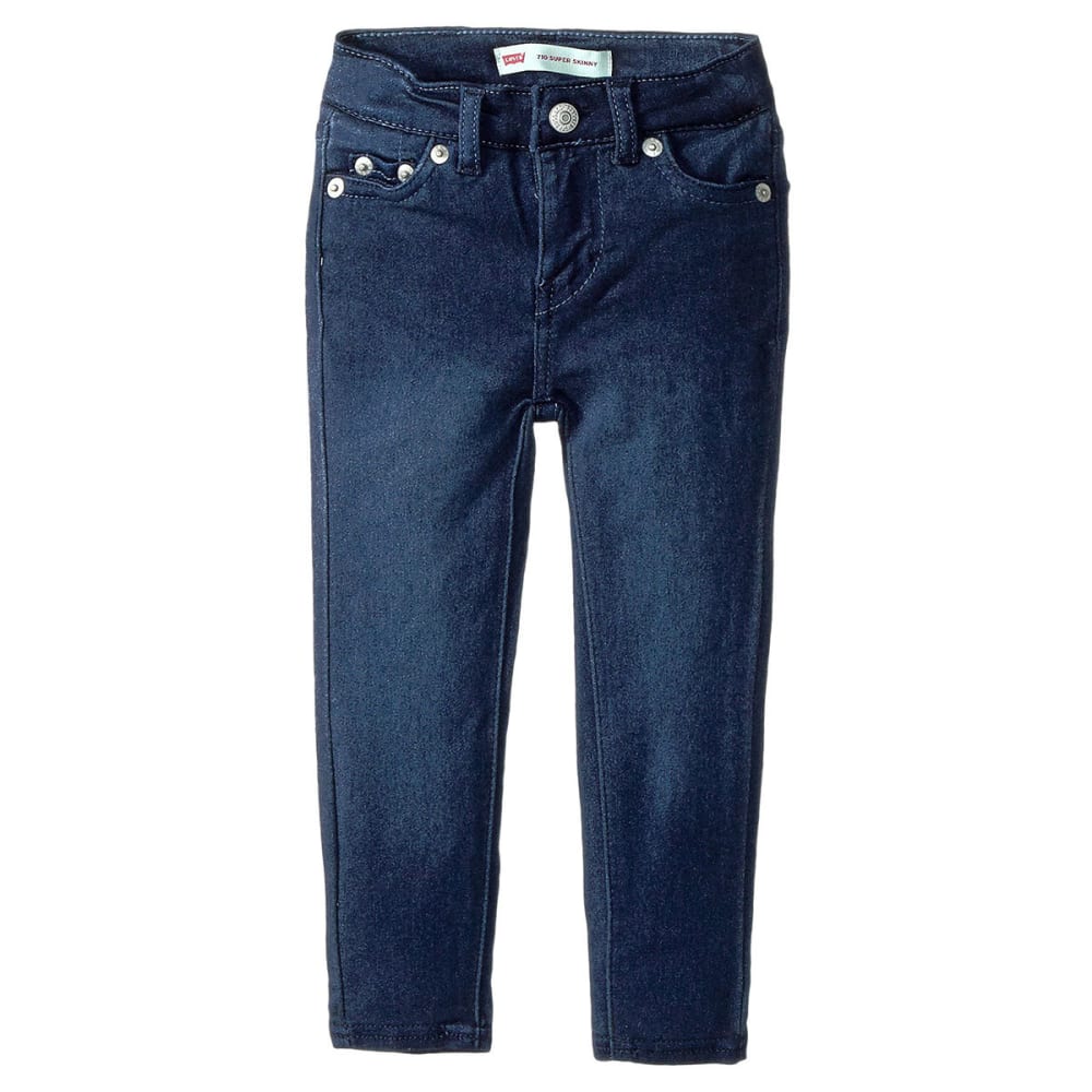 Levi's Toddler Girls' 710 Everyday Super-Skinny Jeans - Blue, 2T