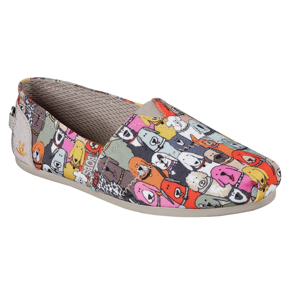 Skechers Women's Bobs Plush - Wag Party Casual Slip-On Shoes - Various Patterns, 6