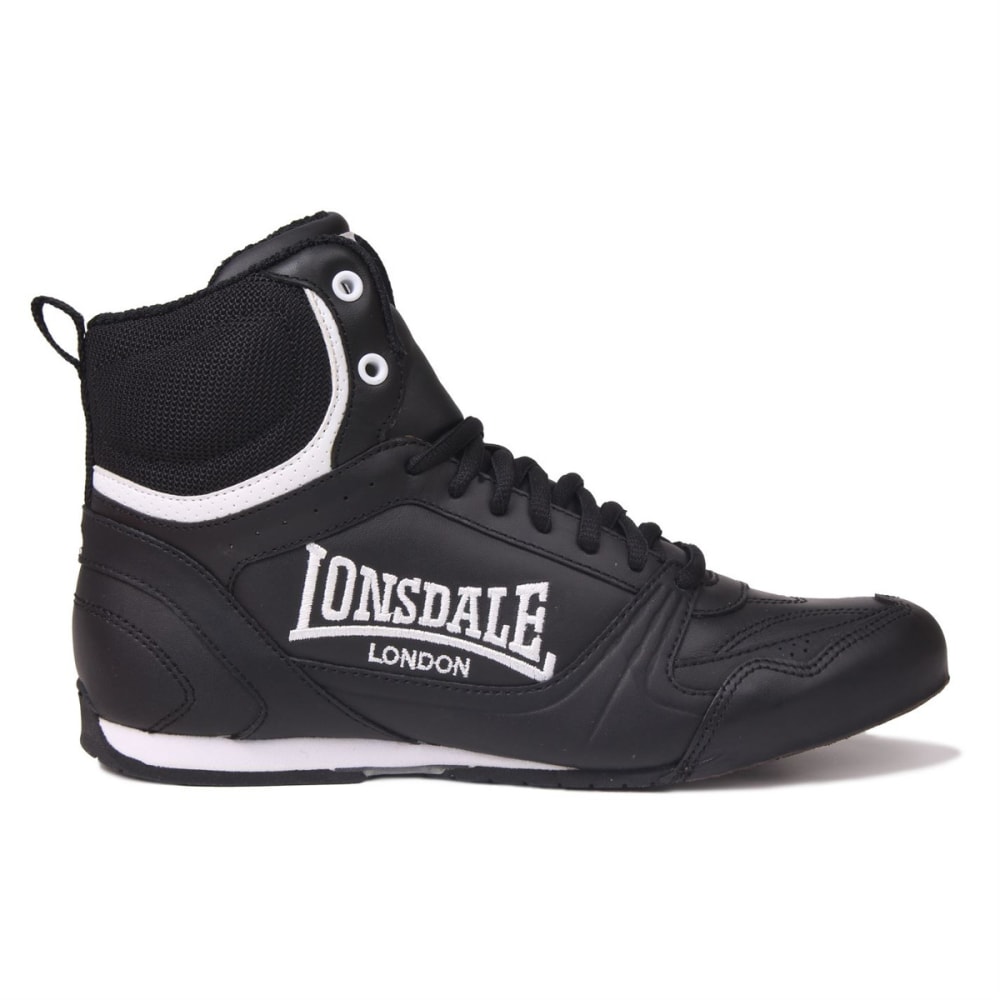 Lonsdale Boys' Boxing Boots - Black, 4