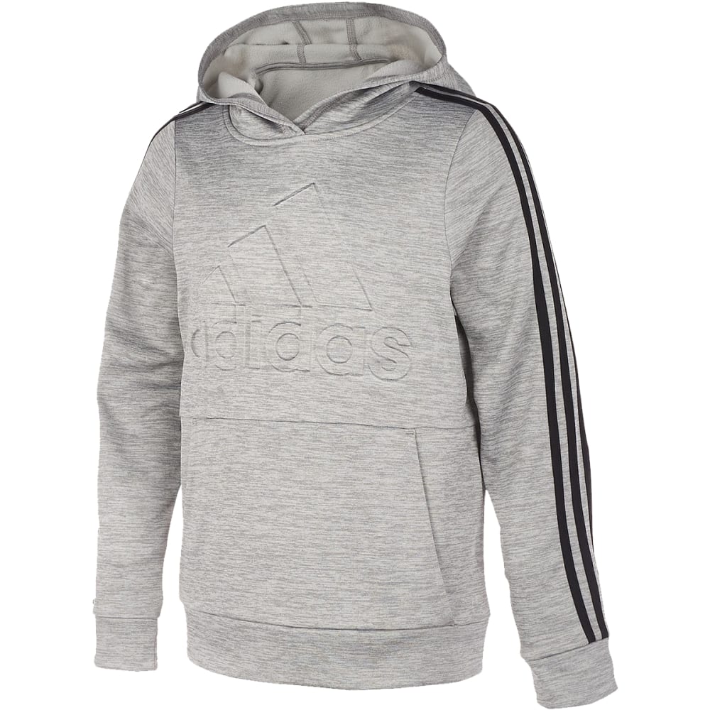 Adidas Little Boys' Embossed Pullover Hoodie - Black, 4
