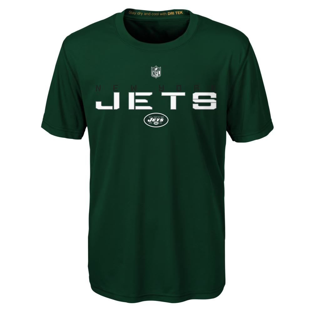 New York Jets Boys' Maximal Short Sleeve Tee - Green, S