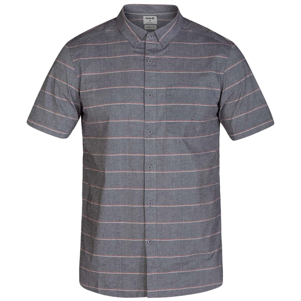 Hurley Men's Keanu Short-Sleeve Shirt - Black, S