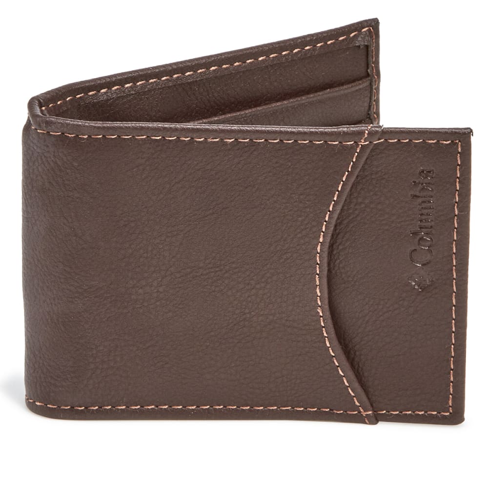 Columbia Men's Rfid Front Pocket Wallet - Brown, ONESIZE