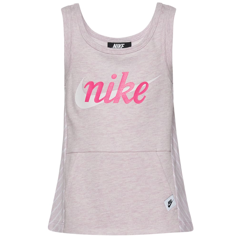 Nike Girls' Sleeveless Tank Top - Red, 6