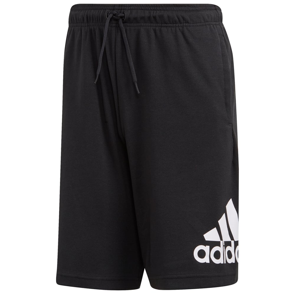 Adidas Men's Single Jersey Shorts - Black, L