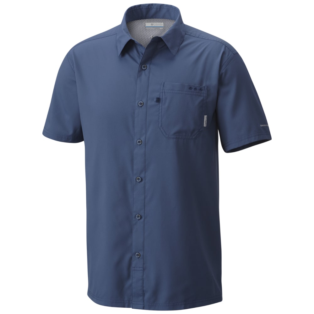 Columbia Men's Pfg Slack Tide Camp Shirt - Blue, XL