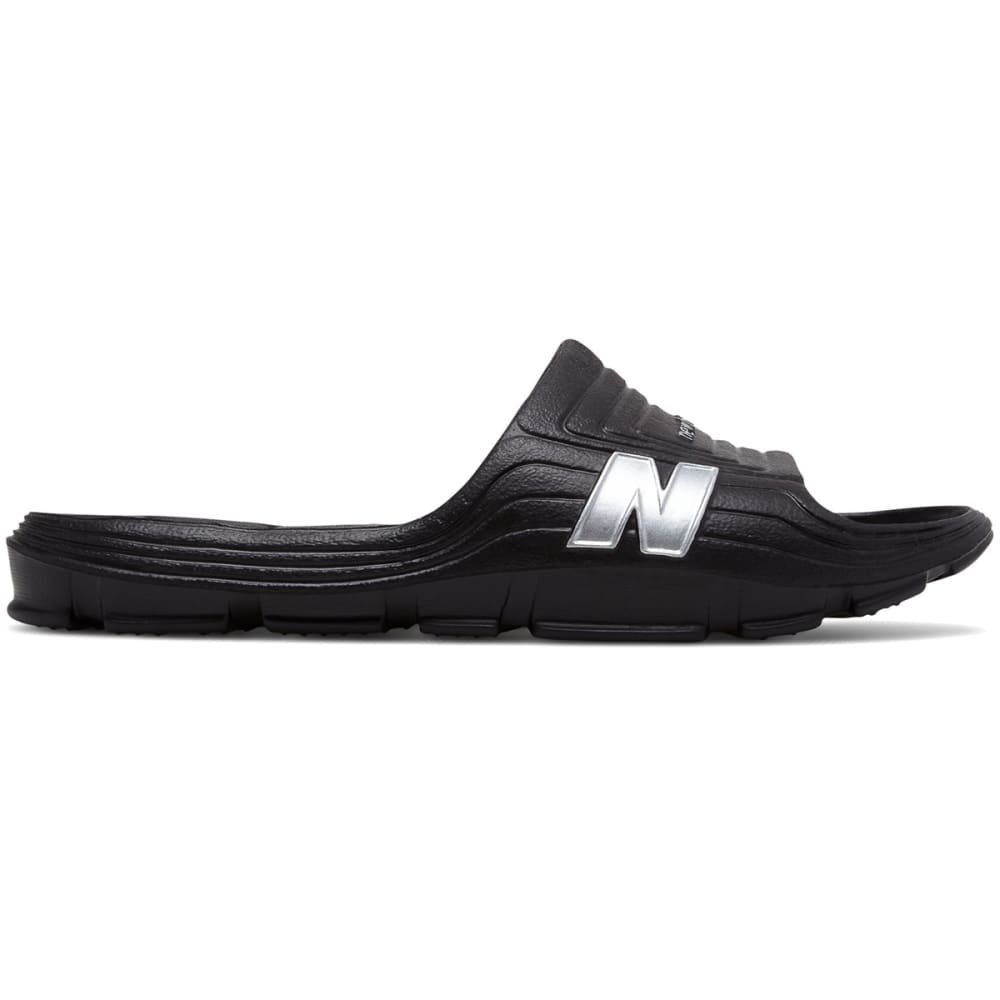 New Balance Men's Float Slide Sandals, Wide - Black, 9