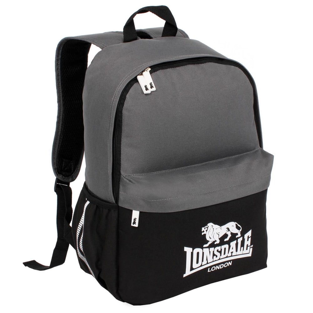 Lonsdale Pocket Backpack - Black, ONESIZE