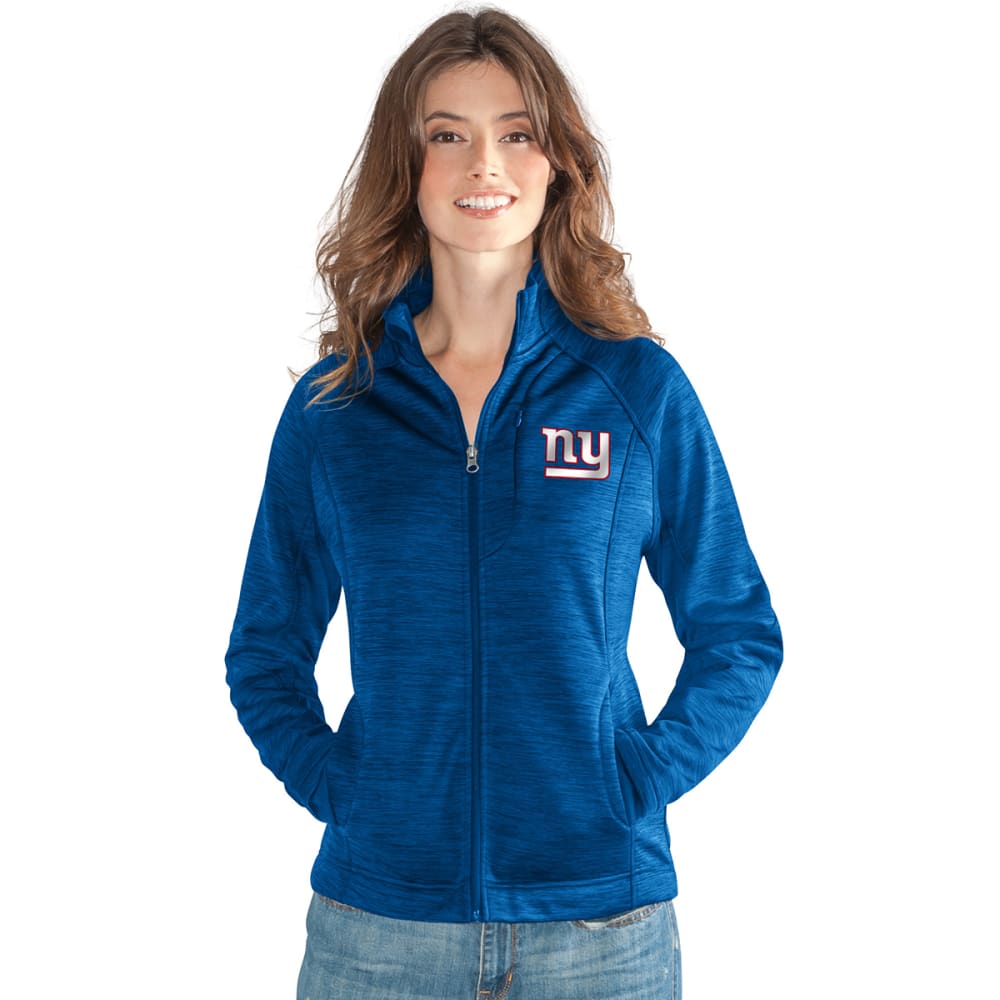 New York Giants Women's Hand Off Space-Dye Microfleece Full-Zip Jacket - Blue, M