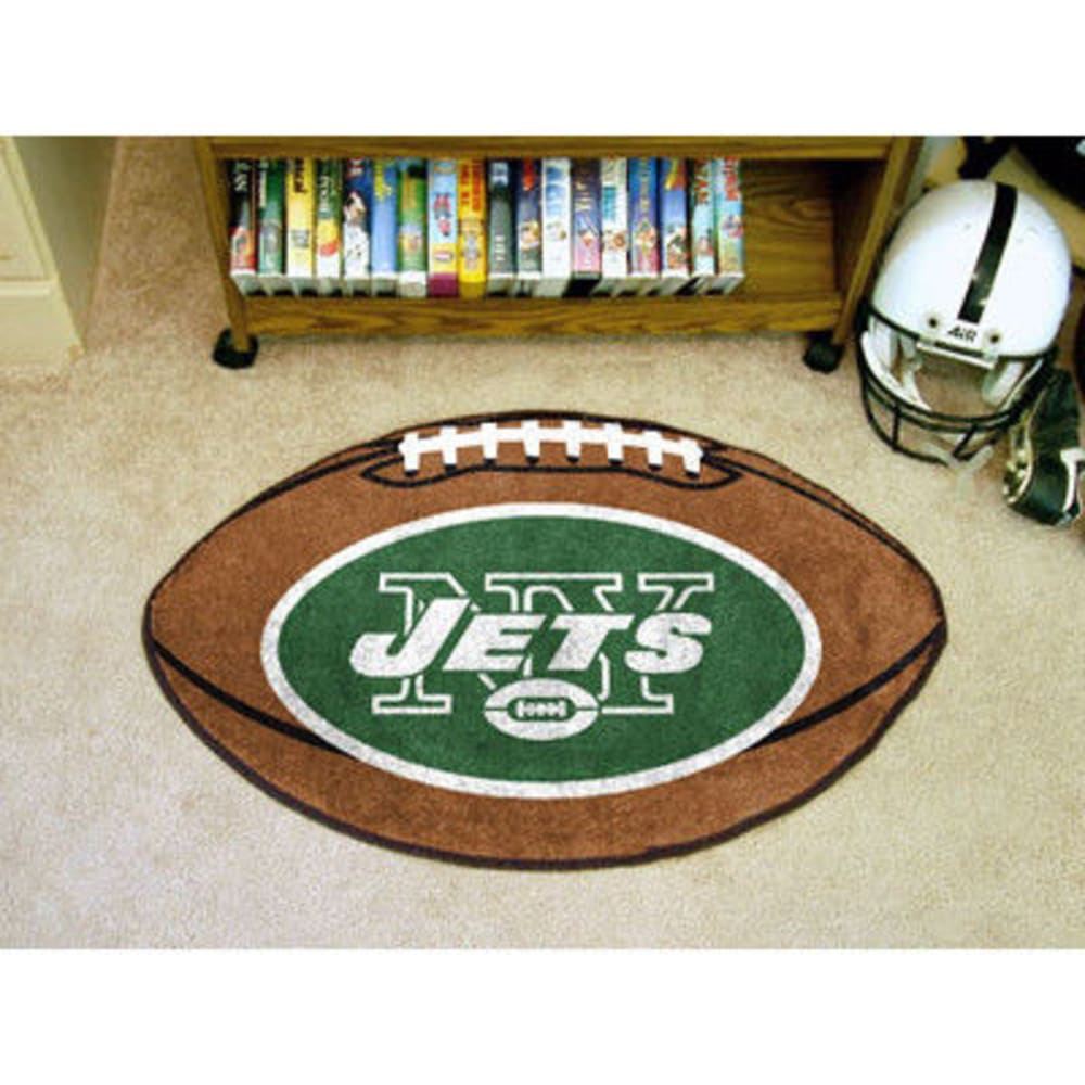 Fan Mats New York Jets Football Mat, Brown/green