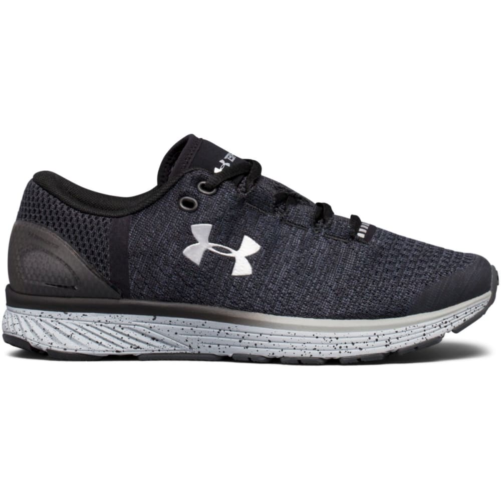 Under Armour Big Boys' Ua Charged Bandit 3 Running Shoes - Black, 4